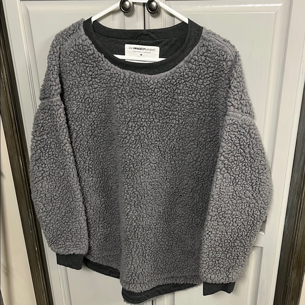 Gray Fleece Sweater